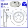 Image de Disque De Frein Delphi Bg4914c Mercedes-Benz