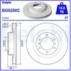 Image de Disque De Frein Delphi Bg9200c Toyota
