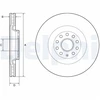 Image de Disque De Frein Delphi Bg9202c Audi