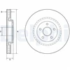 Image de Disque De Frein Delphi Bg9213c Jeep