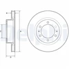 Image de Disque De Frein Delphi Bg4925c Toyota