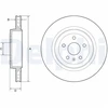 Image de Disque De Frein Delphi Bg9221c Tesla