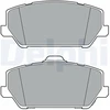Image de Kit De Plaquettes De Frein, Frein À Disque Lp3400 Delphi Delphi Lp3400 Kia