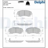 Image de Jeu De Plaquettes De Frein, Frein À Disque Lp3693 Delphi Delphi Lp3693 Nissan;Renault