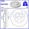 Image de Disque De Frein Delphi Bg5104c Subaru