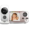 Image de Motorola Baby MBP 667 Connect Moniteur bébé vidéo WiFi avec écran 2.8" vision nocturne infrarouge communication bidirectionnelle couleur, Blanc en occasion ou reconditionné