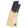 Image de - CUCINA - Bloc en bambou avec 6 couteaux de cuisine