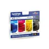 Image de Brother Pack de 4 cartouches LC1100 BK/C/M/Y