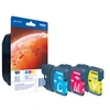 Image de LC1100HY Rainbow Pack - A rendement élevé - jaune, cyan, magenta - original - blister avec alarme acoustique / électromagnétique - cartouche d'encre