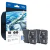 Image de LC985BKBP - Pack de 2 - noir - original - blister - cartouche d'encre - pour Brother DCP-J140W, DCP-J315W, DCP-J515W, MFC-J410