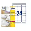 Image de Avery QuickPEEL L7159 - Adhésif permanent - blanc - 63.5 x 33.9 mm 240 étiquette(s) (10 feuille(s) x 24 étiquettes adresses