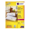 Image de Avery - Adhésif permanent - blanc - 38.1 x 21.2 mm 6500 étiquette(s) (65 feuille(s) x 100 étiquettes adresses