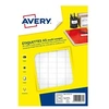 Image de Avery - Papier - adhésif permanent - blanc - 12 x 18.3 mm 1792 rouleau(x) (16 feuille(s) x 112 étiquettes
