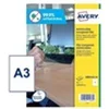 Image de Avery AM001A3 étiquette auto-collante Rectangle Amovible Transparent 10 pièce(s)