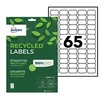 Image de Avery Recycled Labels - Papier recyclé - adhésif permanent - blanc - 38.1 x 21.2 mm 975 étiquette(s) (15 feuille(s) x 65 étiquettes