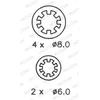 Image de Jeu De âchoires De Frein Premier Fsb188 Ferodo Ferodo Fsb188 Citroen;Peugeot