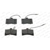Image de Kit De Plaquettes De Frein, Frein À Disque Premier Eco Friction Fdb253 Ferodo Ferodo Fdb253 Citroen;Peugeot