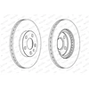 Image de Disque De Frein Ferodo Ddf842 Citroen;Fiat;Peugeot