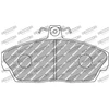 Image de Jeu De Plaquettes De Frein, Frein À Disque Fcp613h Ferodo Racing Ferodo Racing Fcp613h Honda;Land Rover;Lotus;Mg;Rover