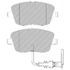 Image de Kit De Plaquettes De Frein, Frein À Disque Premier Eco Friction Fdb1662 Ferodo Ferodo Fdb1662 Seat;Skoda;Volkswagen