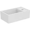 Image de Lave-mains 37x21cm version droite blanc forme rectangulaire Ideal standard