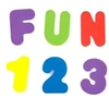 Image de Jouet de bain lettres et chiffres 36 pcs Multicolore