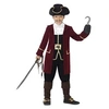 Image de déguisement capitaine pirate riche garçon - 4/6 ans - rouge - 43997s