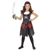 Image de déguisement pirate tête de mort fille - 4/6 ans - noir - 32341s