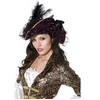 Image de Chapeau violet pirate femme Taille Unique