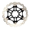 Image de Disque frein vtt 6 trous d180 mm flottant noir