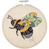 Image de Kit de Broderie "Floral Bee" avec Cercle en Bois de 15cm -(...) - 51 Floral Bee