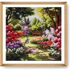 Image de Kit de Point de Croix Jardin Extra-Large 49,2 x 47 cm - - Kit Broderie Extra-Large Idéal pour les Passionnés(...) -