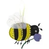 Image de Mini Kit Feutrine Abeille décorative - 12 x 12 cm -(...) - Jaune