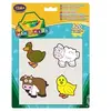 Image de Gommettes géantes animaux Mini Kids
