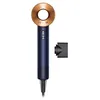 Image de Sèche cheveux Dyson Supersonic Origin - Bleu de Prusse | Séchage rapide sans dommages thermiques. Température réglable, moteur Dyson V9, embout lissant en occasion ou reconditionné