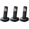 Image de KX-TGC313SP - Téléphone sans fil avec ID d'appelant/appel en instance - DECT\GAP - noir + 2 combinés supplémentaires