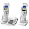 Image de KX-TGJ322GW - Téléphone sans fil - système de répondeur avec ID d'appelant - DECT - blanc + combiné supplémentaire