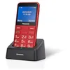 Image de Panasonic KX-TU155EXRN 2G Téléphone Mobile pour Personnes Âgées, Appel Prioritaire, Téléphone à Grosses Touches, Compatible avec les Appareils Auditifs, Bluetooth, Radio FM, Appareil Photo, Rouge en occasion ou reconditionné
