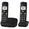 Image de Téléphone DECT KX-TGU112 avec identification de l'appelant Noir