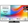 Image de Panasonic Premium TV-55W85BEZ, Série W85B, 55 Pouces, 4K Ultra HD QLED Smart TV, 2025, 120Hz, Fire TV, Dolby Vision & Atmos, Mode Game Extreme, Controle Vocal Alexa, Support Apple, Bluetooth, Noir en occasion ou reconditionné