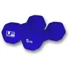 Image de Haltère hexagonal recouverts de néoprène UFE (x2) Bleu 2x5 kg UFW036