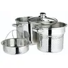 Image de Kitchencraft Casserole Pasta With Steamer Insert Italian One Size