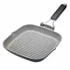 Image de Kitchencraft masterclass anti-adhésif induction poêle grill avec poignée pliable, 20 cm (20,3 cm) ? noir, aluminium, noir, 24 cm