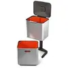 Image de Poubelle de tri sélectif Totem 60L Inox - - Gris - Inox