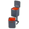 Image de Joseph Joseph Totem - Poubelle de cuisine pour le tri et le recyclage des déchets, avec bac à compost intégré et filtre à charbon actif remplaçable, capacité de 40 litres, Graphite en occasion ou reconditionné