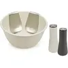 Image de Ensemble bol a salade et moulins sel & poivre