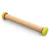 Image de Joseph Joseph PrecisionPin - Rouleau à pâtisserie avec 4 Anneaux d'épaisseur Ajustables, Anti-Adhérent, pour pizza, biscuits, pâte, en Bois de hêtre, Multicolore en occasion ou reconditionné