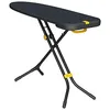 Image de Joseph Joseph Planche à Repasser Glide Plus 135 x 45 cm avec Hauteur réglable et Planche à Repasser à Vapeur résistante à la Chaleur, Rangement Facile, Housse en Coton à 4 Couches, Noir/Bleu en occasion ou reconditionné
