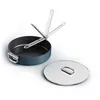Image de Joseph Joseph Space Sauteuse 28cm avec Couvercle, Poignée Pliable, Gain de Place, Induction & Four, Céramique en occasion ou reconditionné