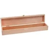 Image de Etui en bois pour aiguilles à tricoter - 7 x 43.5 x 8 cm -(...) - Marron